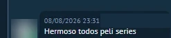 Mensaje de un cliente: «Hermoso todo, pelis, series»